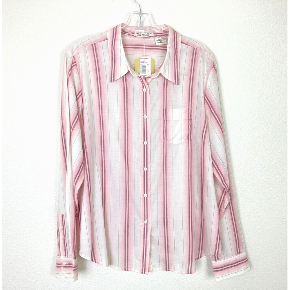 Great Northwest Clothing Company NWT Women's Button Down Shirt Size XL Pink
